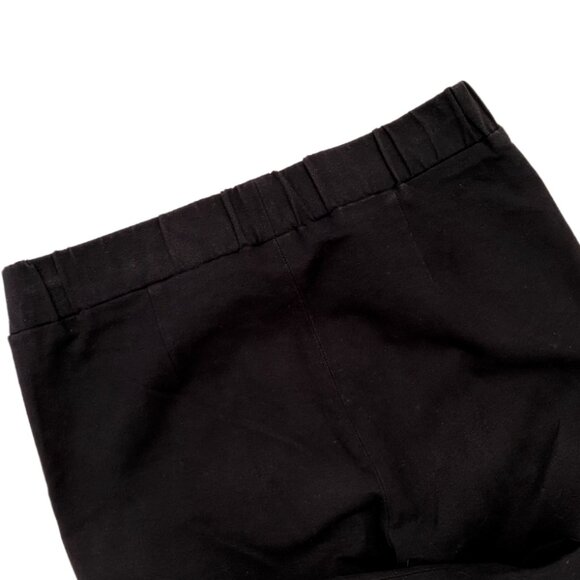 COS Tight Fitting Elastic Waistband Slightly Bootcut Black Chinos in Size 8 - Picture 5 of 10